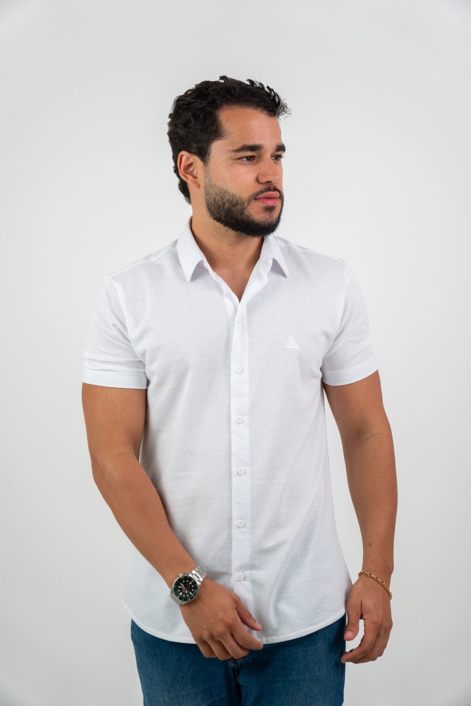 Camisa Casual Resort - Branca Camisa Casual Resort - Branca