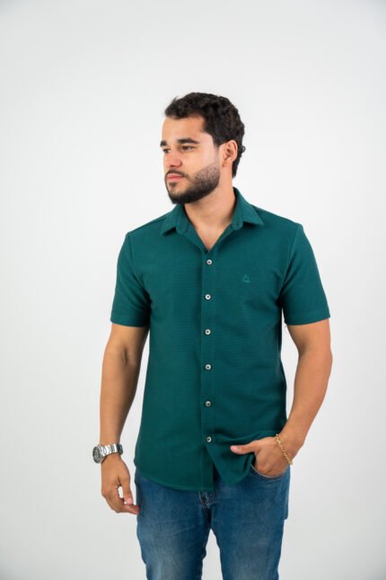 Camisa Casual Resort - Verde