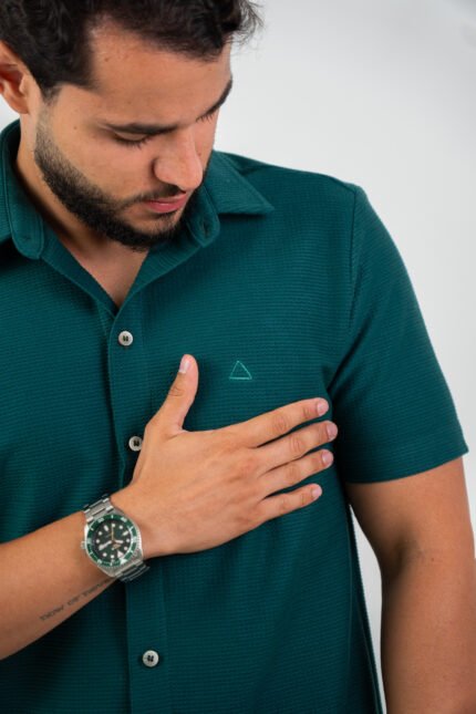 Camisa Casual Resort - Verde