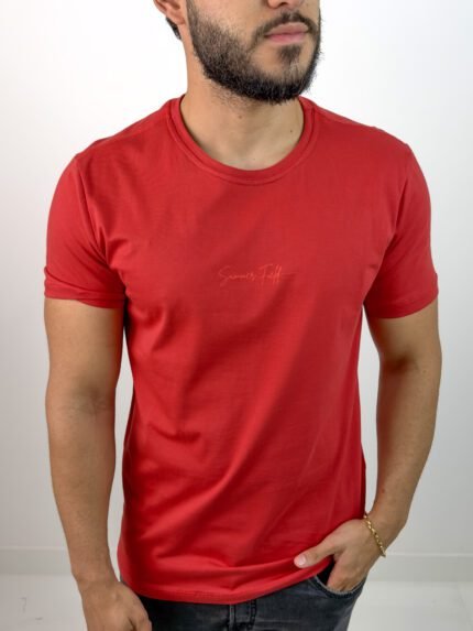 T-shirt Signature – Vermelha