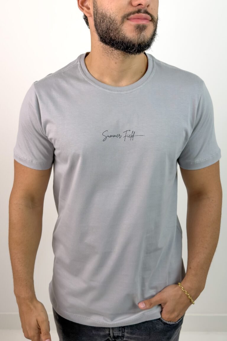 T-shirt Signature – Cinza