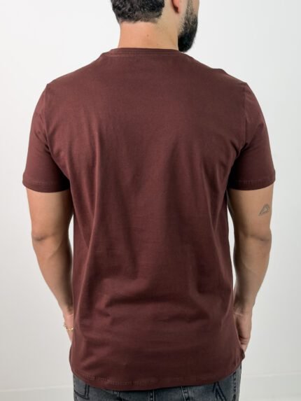 T-shirt Basic Summer Field - Marrom