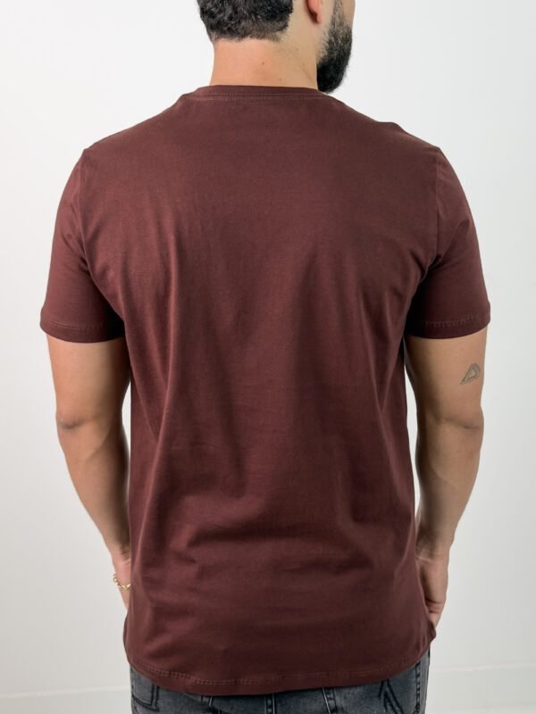 T-shirt Basic Summer Field - Marrom