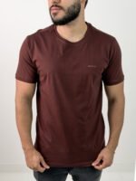 T-shirt Basic Summer Field - Marrom