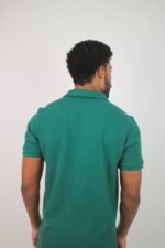Polo V Texturizada - Verde