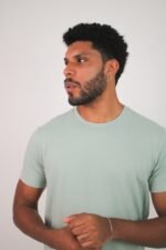 Camiseta Pima – Summer Field - Verde Água - Imagem 10