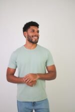 Camiseta Pima – Summer Field - Verde Água - Imagem 7