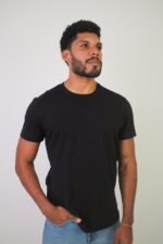 Camiseta Pima – Summer Field - Preta - Imagem 3