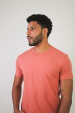 Camiseta Pima – Summer Field - Salmão - Imagem 4