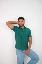 Camisa Casual Resort - Verde - Imagem 5
