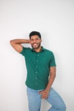 Camisa Casual Resort - Verde - Imagem 4