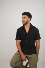 Camisa Casual Resort - Preta - Imagem 2