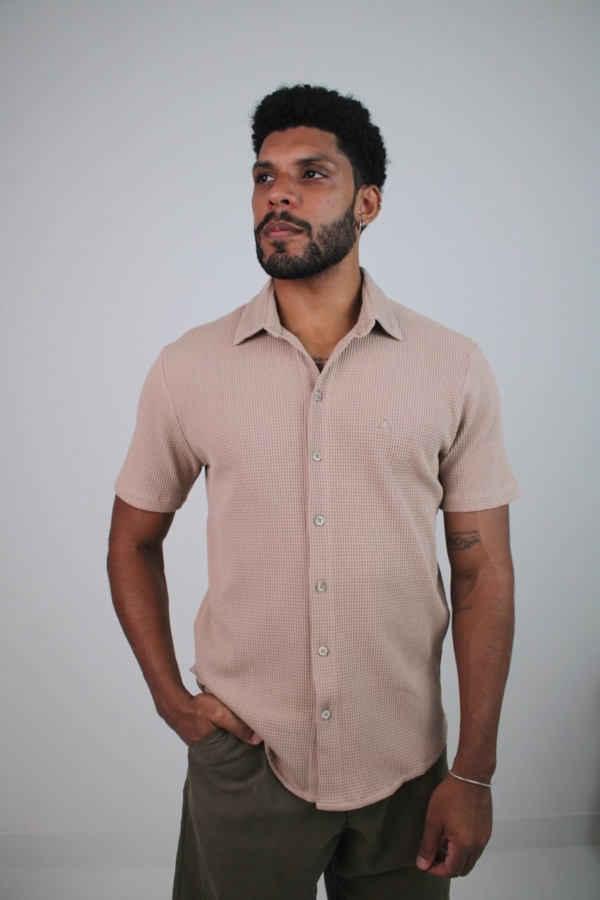 IMG_8104 Grande Camisa Casual Resort - Rosé - Imagem 1