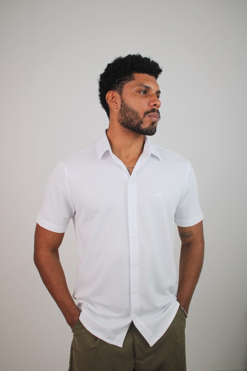 IMG_8117 Grande Camisa Casual Resort - Branca - Imagem 1