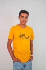 Camiseta “Kitesurf Silhouette” Amarela - Imagem 6