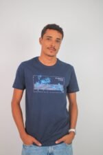 Camiseta “Kitesurf Silhouette” Azul Marinho - Imagem 4
