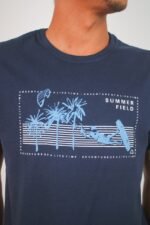 Camiseta “Kitesurf Silhouette” Azul Marinho - Imagem 2