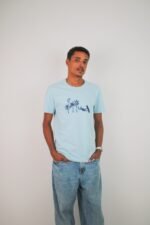 Camiseta “Kitesurf Silhouette” Azul Claro - Imagem 2