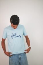 Camiseta “Kitesurf Silhouette” Azul Claro - Imagem 4